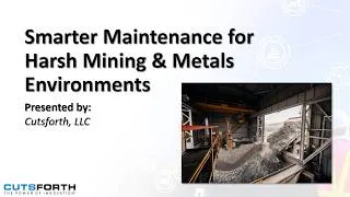 Thumbnail: Smarter Maintenance for Mining & Metals | Predictive Maintenance, ESA & Vibration Monitoring