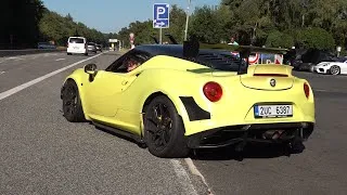 Thumbnail: Modified Cars Leaving Nurburgring Tankstelle - 2027 Jaguar Type 00, 992 GT3 RS, Quadrifoglio, M5 F10