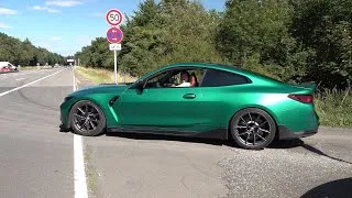 Thumbnail: Modified Cars Leaving Nurburgring Tankstelle - Quadrifoglio, 992 GT3 RS, M4 CS, RS7 C8, Sierra RS