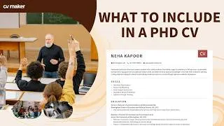 Thumbnail: How to Write a PhD CV That Gets You Noticed (Examples + Tips)
