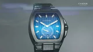 Thumbnail: CVSTOS METROPOLITAN PS - Titanium, Blue Dial - Limited Edition