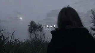 Thumbnail: salem ilese - my bad (slowed + reverb)