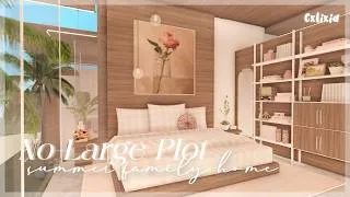 Thumbnail: Bloxburg: No-Large Plot Blush Modern Mansion (Interior) | Roblox House Build | Speedbuild