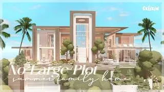 Thumbnail: Bloxburg: No-Large Plot Blush Modern Mansion (Exterior) | Roblox House Build | Speedbuild | 200K