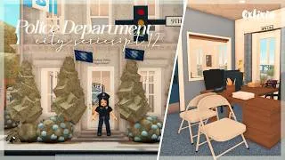 Thumbnail: Bloxburg: Police Department | City/Town Series Part 12 | Roblox Speedbuild