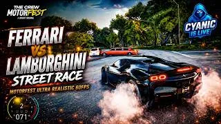 Thumbnail: GTA 6 Graphics?! 🔥 Ferrari vs Lamborghini Street Race | Motorfest Ultra Realistic 60FPS || CYANIC 
