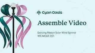 Thumbnail: Video of installation (MC63) | Dancing Ribbon Solar Wind Spinner