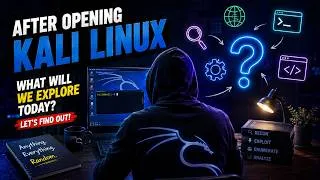 Thumbnail: After Opening kali linux Now What? 🤔