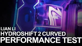 Thumbnail: How Good Is the Lian Li HydroShift 2 Curved? | 9950X3D Cinebench Test