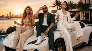 Thumbnail: Shakira x Dua Lipa x Shaggy Type Beat – “MIDNIGHT FIRE” 🔥 | Latin Pop x Dancehall 2026