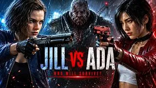 Thumbnail: Jill Valentine vs Ada Wong - Resident Evil Live Action Short Film - AI Concept