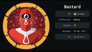 Thumbnail: HTB  -  [Bastard]