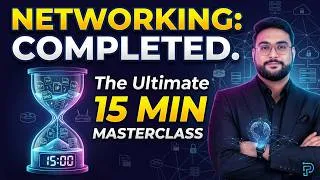 Thumbnail: Networking Made EASY 💀 | LAN, WAN, IP, MAC, Ports & Protocols in 15 Minutes