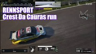 Thumbnail: A car with an interesting design! Rennsport gameplay & replay. HWA Evo.R / Crest Da Cauras, Swiss.