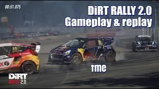 Thumbnail: Dirt rally 2.0 Rallycross racing! gameplay & replay. #9 Peugeot 208 WRX. Loheac, France 6 laps.