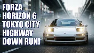 Thumbnail: Forza Horizon 6 gameplay video, Tokyo city highway down run! HONDA NSX.