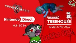 Thumbnail: LET'S GET IT NINTENDO!!! | Cybertechwerewolf | Nintendo Direct 6.9.2026 REACTION!!!