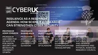 Thumbnail: CYBERUK 2026 Resilience Track - How science & research can strengthen cyber security