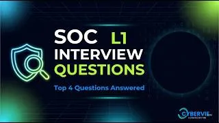 Thumbnail: SOC L1 Analyst Interview Questions Explained Cracking the Code: Top 4
