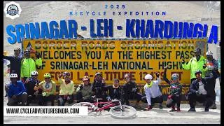 Thumbnail: Srinagar to Khardung La by Bicycle 🚴 | 510 KM Himalayan Cycling Expedition | Cycle Adventures India