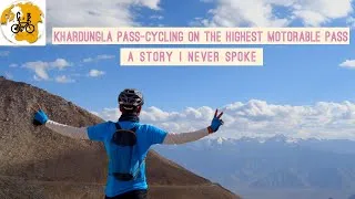 Thumbnail: Cycling the highest motorable road | Khardung la | cycle & beyond | Motivation