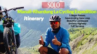 Thumbnail: Manali to Leh cycling | A solo cycling expedition | Itinerary| best cycling adventure