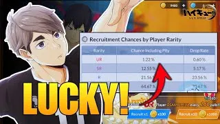 Thumbnail: Higher Rates, Lucky Pulls! | 90 Make UR Wish & 250 UR Select Summons - HAIKYU!! FLY HIGH