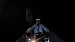 Thumbnail: Behind the scenes: Testing a Proviz reflective winter cycling jacket at night #cycling #shorts