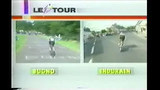 Thumbnail: 1992 Tour de France Stage 19 Time Trial - Indurain vs. Bugno