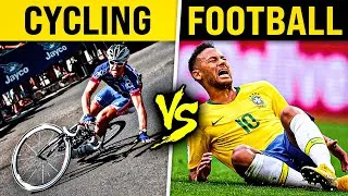 Thumbnail: ROAD CYCLING VS FOOTBALL!