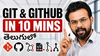 Thumbnail: Git and GitHub Explained in 10 Minutes (With Animations)