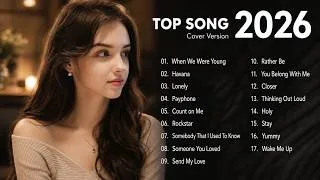 Thumbnail: TOP ACOUSTIC COVER HITS 2026 🎼 ADELE, ED SHEERAN, BRUNO MARS | BEST POP PLAYLIST