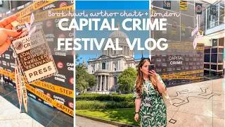 Thumbnail: CAPITAL CRIME VLOG 📚❤️ Come with me to the London based crime writing festival 📚
