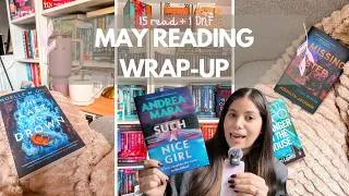 Thumbnail: My (very late) MAY READING WRAP-UP 📚