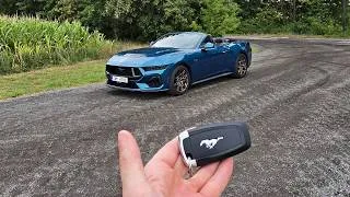 Thumbnail: 2026 Ford Mustang GT Convertible Silent Walkaround | 5.0 V8 | Adriatic Blue | 4K #nowords
