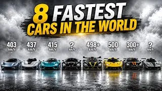 Thumbnail: Top 8 Fastest Cars in the World 2025 | Ultimate Speed Machines on Earth