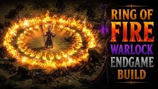 Thumbnail: Ring of Fire Warlock Endgame | Insane Fire AoE & Massive Monster Clear | D2R SS13