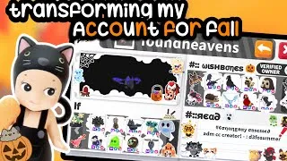 Thumbnail: TRANSFORMING MY ADOPT ME ACCOUNT FOR AUTUMM! #adoptme 