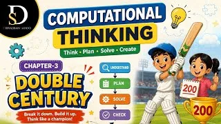 Thumbnail: Computational Thinking for Class 3 CBSE Students || Chapter-3 || Understand, Plan & Solve #dibyasir 
