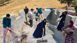 Thumbnail: Amir Family Builds a Winter Room for Amir at the Farm | Gathering Firewood for the Cold Season