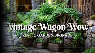 Thumbnail: Vintage Wagon Wheel Garden Displays Full of Character 🚜 Rustic Recycle Inspiration for Small Yards