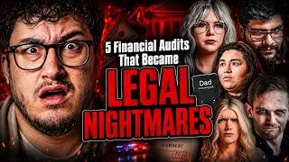 Thumbnail: 5 Financial Audits That Became LEGAL NIGHTMARES | Caleb Hammer