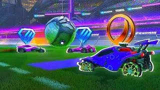 Thumbnail: Can 2 Diamonds Carry A Noob (Me) In Rocket League?
