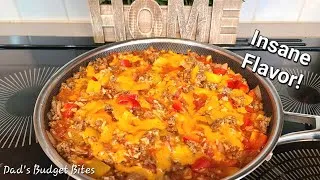 Thumbnail: This One Pan UNSTUFFED Peppers Skillet Is So Much Easier! | Ground Beef & Rice Recipe - Episode 6