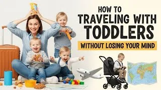 Thumbnail: How to Travel with Toddlers Without Losing Your Mind 👶✈️🧳