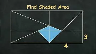 Thumbnail: Impossible? Try This Geometry Trick | Find Shaded Area