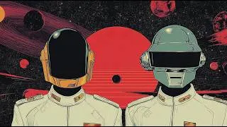 Thumbnail: Daft Punk Inspired: Interstellar Sunset Voyage 🌅🚀 | French House, Retro Future, Electronic Mix