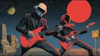 Thumbnail: Daft Punk Inspired: Sunset Amplifier Dreams 🌅🎸 | French House, Retro Future, Electronic Mix