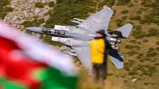 Thumbnail: LOOKING DOWN AT AMERICAN FIGHTER JETS IN THE FAMOUS MACH LOOP - 4K