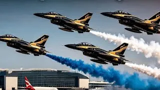 Thumbnail: THE FURSAN AL EMARAT TEAM SCREAMING ABOVE FARNBOROUGH INTERNATIONAL AIRSHOW - 4K 